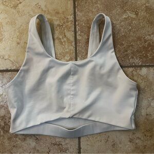 Victoria Sport |  White Sports Bra, Size Medium